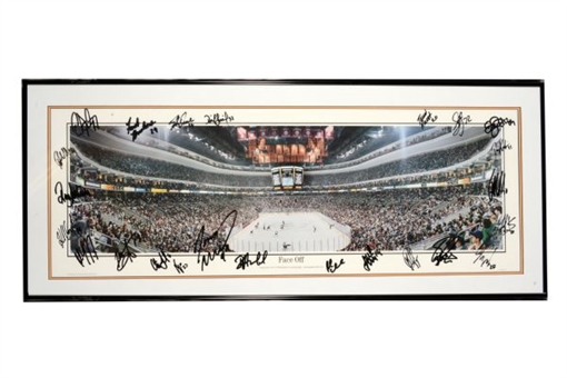 1996 Philadelphia Flyers Greats Signed Panoramic Print